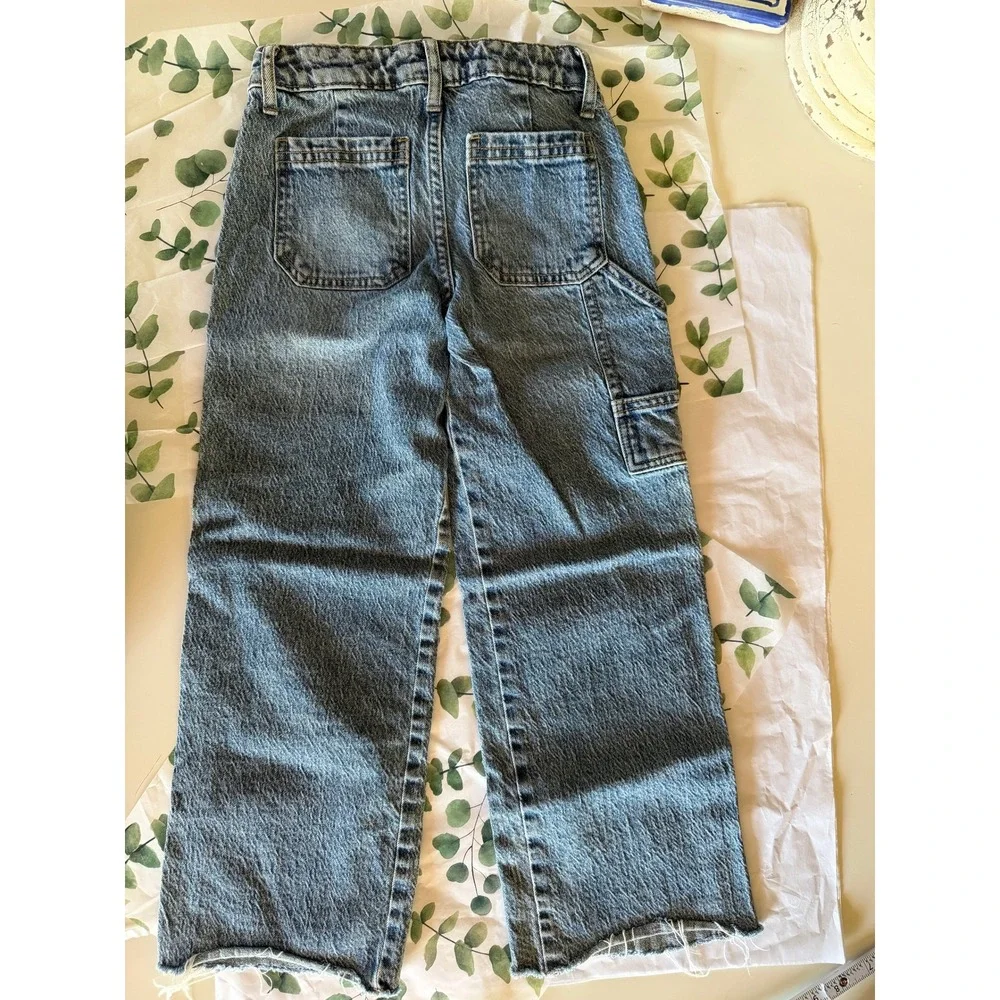 Kids Art Class Wide Leg Carpenter & OshKosh B'Gosh Slim Jeans Bundle Blue Size 7
